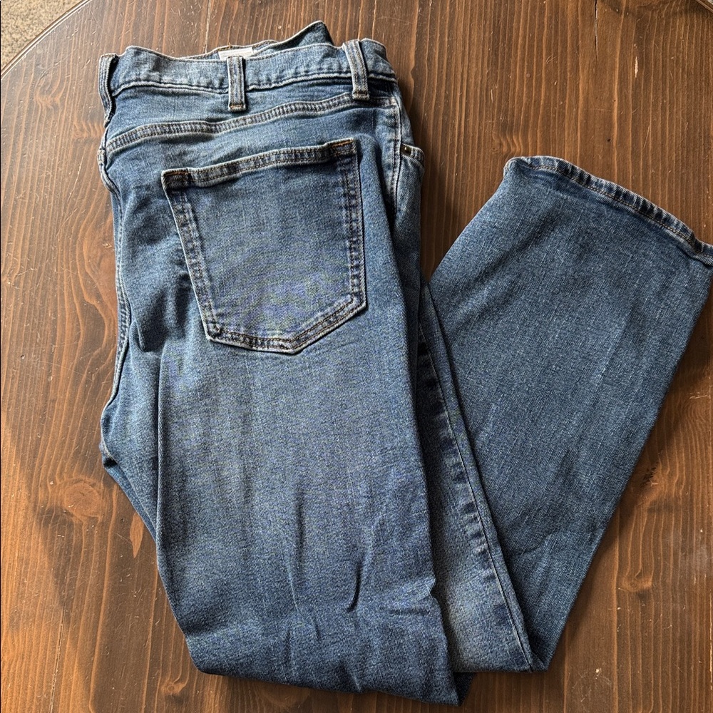 Old Navy Men's Dark Blue Straight Jeans